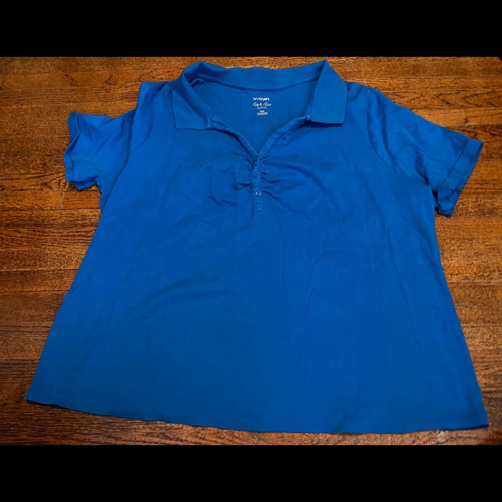Lane Bryant blue Polo 26/28